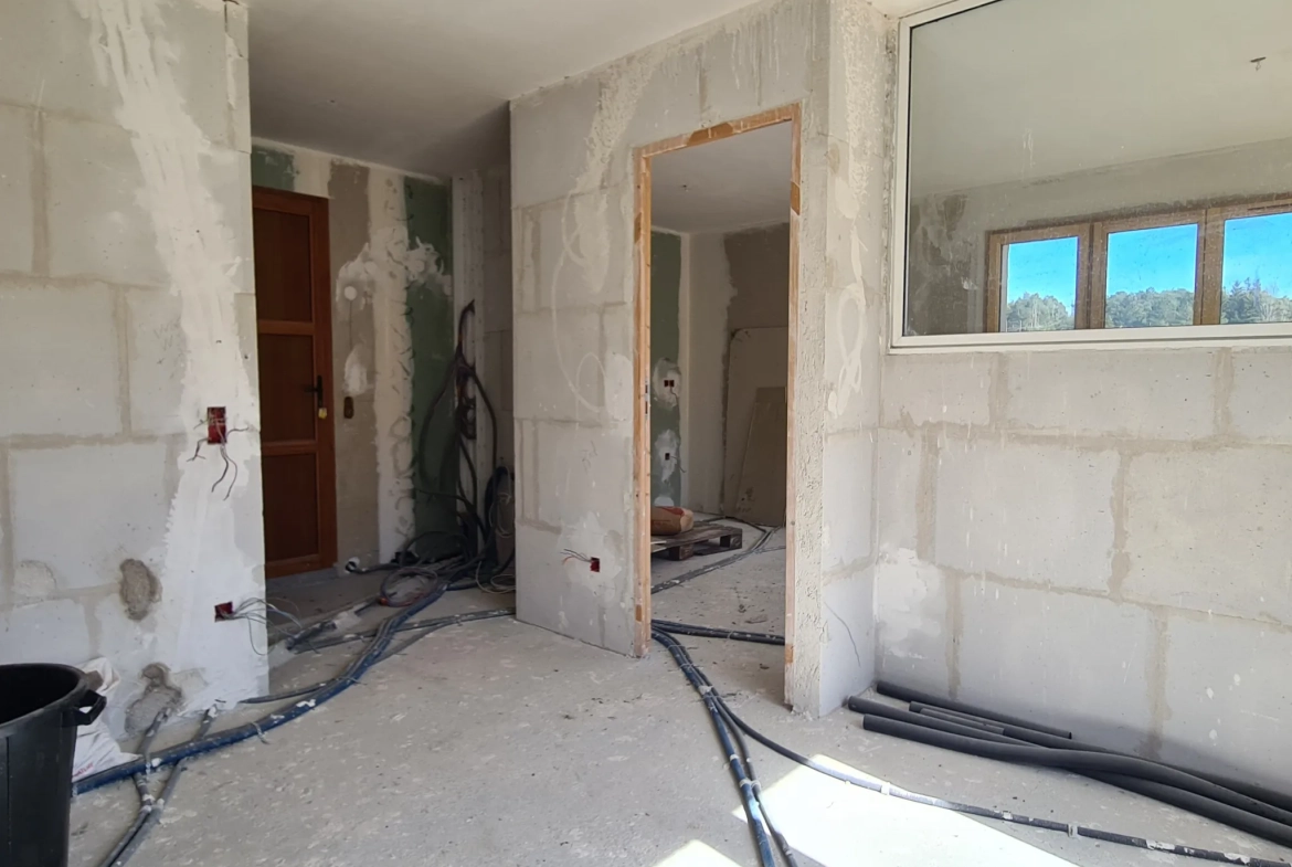 Maison en cours de rénovation avec 3 appartements à Andon, potentiel locatif élevé 