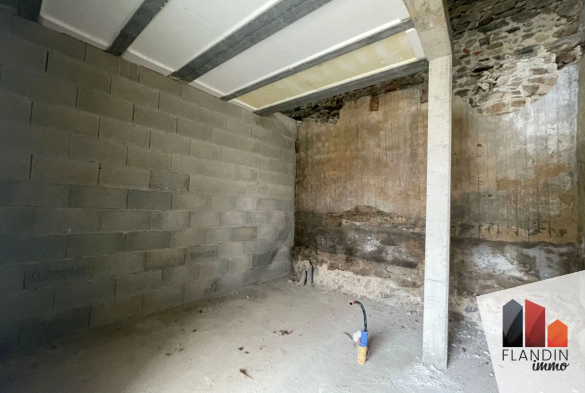 Triplex à Millery de 42 m² à aménager avec parking et cave - Emplacement idéal 