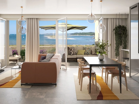 Programme immobilier neuf face mer à Perros-Guirec - T2 et studios avec vue panoramique