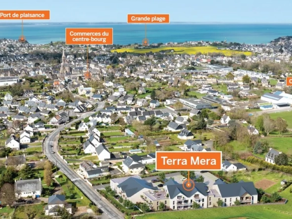 Appartement neuf de 3 pièces à Pléneuf-Val-André, à 500 m de la plage 