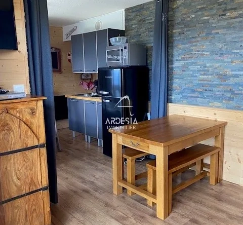 Studio Alcôve à vendre au Corbier avec vue montagne et accès skis aux pieds