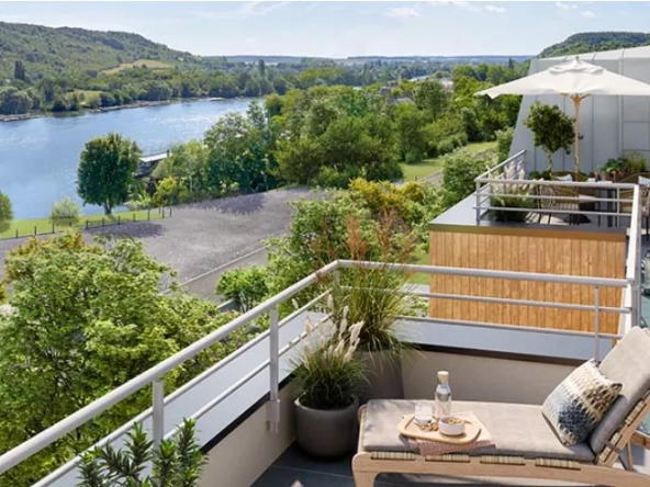 Appartement T3 neuf à Vernon avec balcon et parking | Livraison juillet 2025