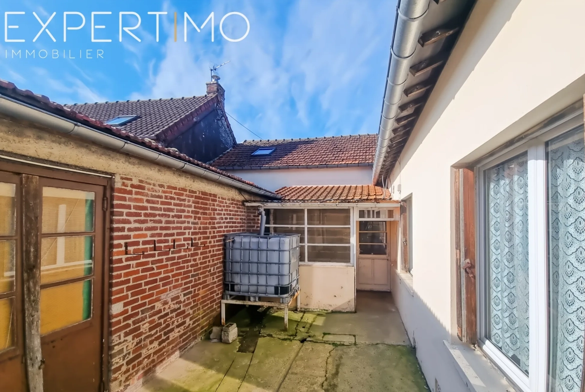 Ensemble immobilier de deux maisons en vente à Feuquieres en Vimeu 