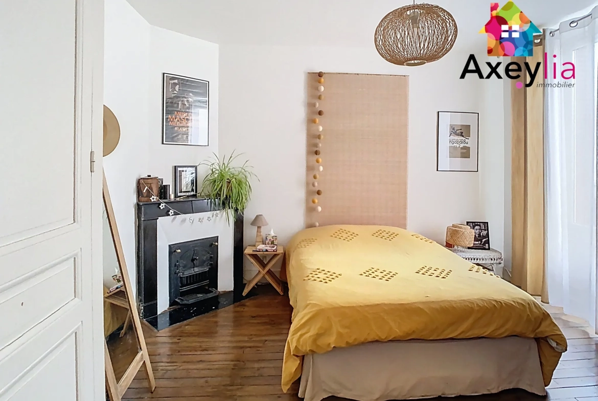 Appartement T4 rénové en rez-de-jardin à Roanne près de la gare 
