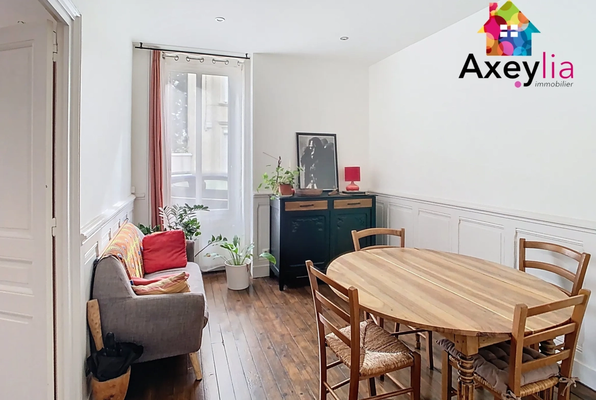 Appartement T4 rénové en rez-de-jardin à Roanne près de la gare 
