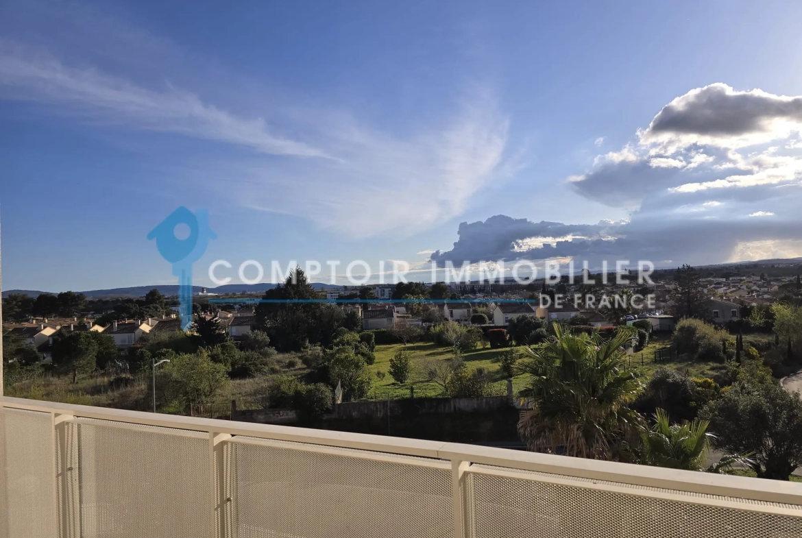 Appartement T3 à Juvignac de 70m² avec deux terrasses et parking privé 