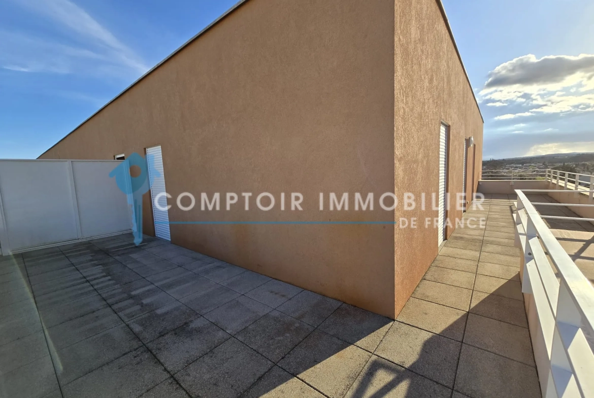 Appartement T3 à Juvignac de 70m² avec deux terrasses et parking privé 