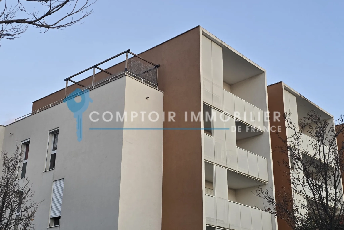 Appartement T3 à Juvignac de 70m² avec deux terrasses et parking privé 