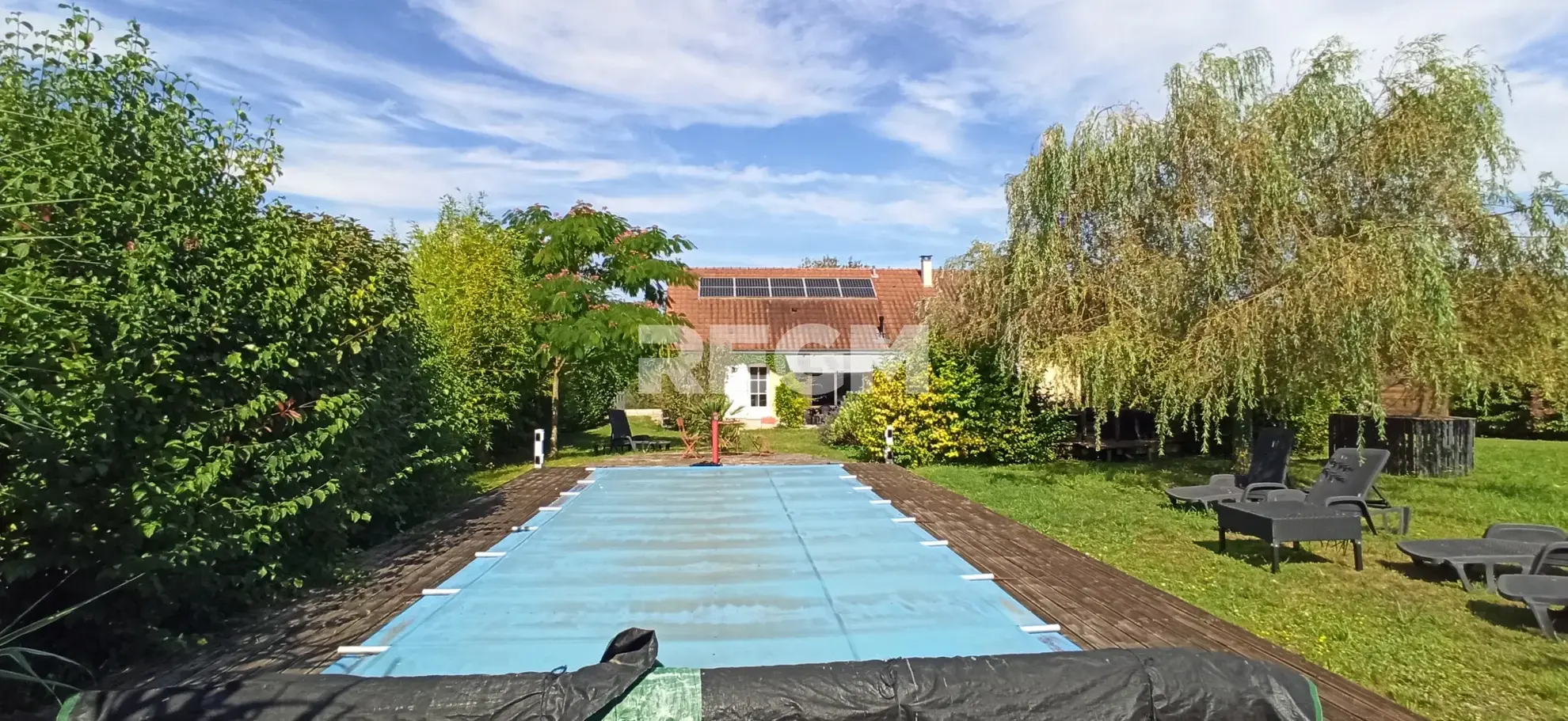 Maison de plain-pied avec piscine à Savigny en Septaine - 135m² 