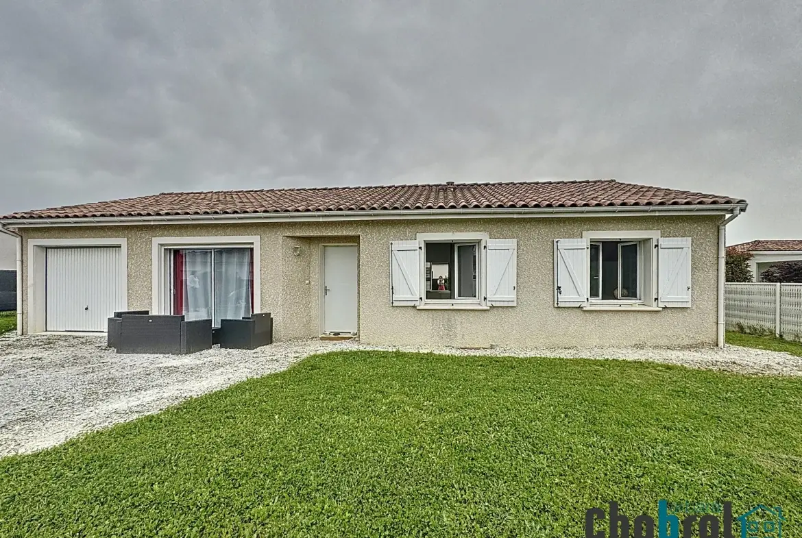 Maison récente de plain-pied à Fronton avec jardin, garage et 4 chambres 