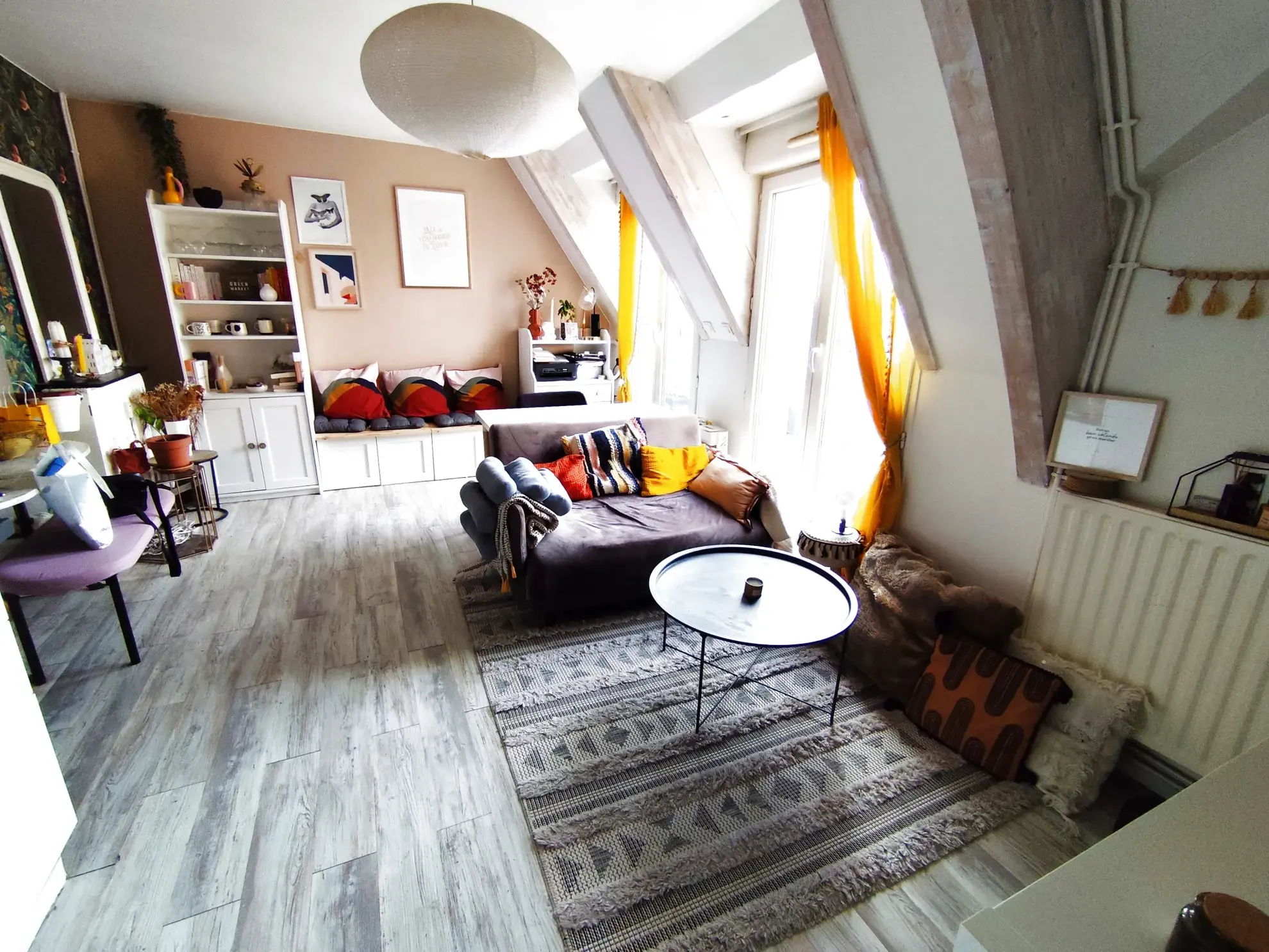 Appartement 2 pièces avec terrasse dernier étage à Cergy (95) 