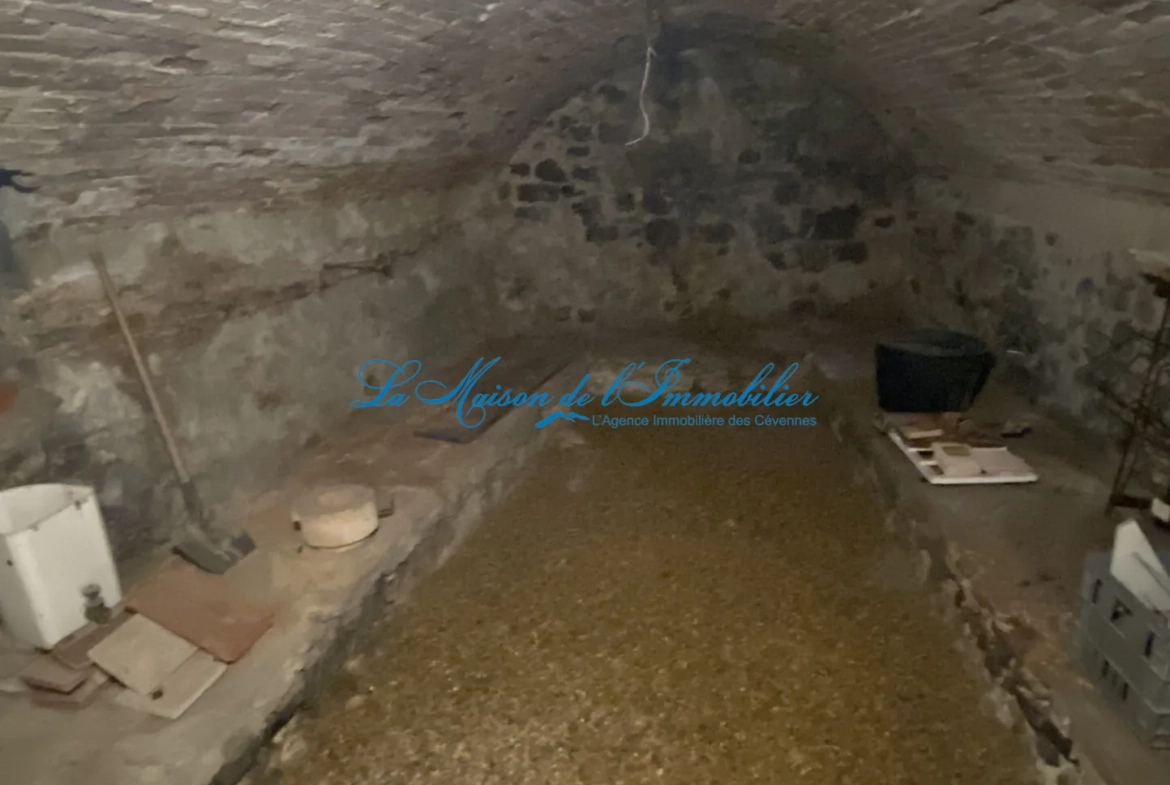 Maison de village lumineuse à vendre au cœur d’Anduze avec garage 
