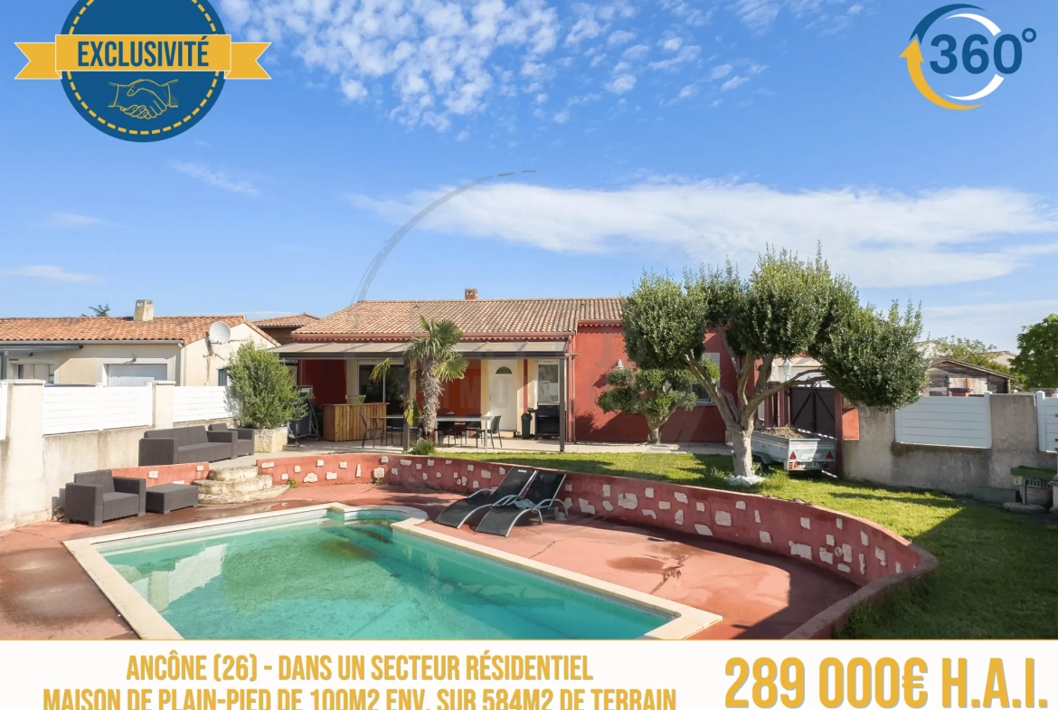 Villa de 100 m² avec piscine et terrasse à Ancone 