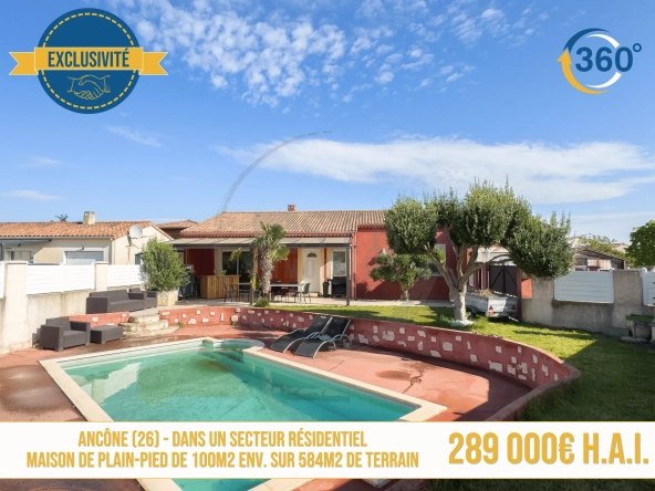 Villa de 100 m² avec piscine et terrasse à Ancone