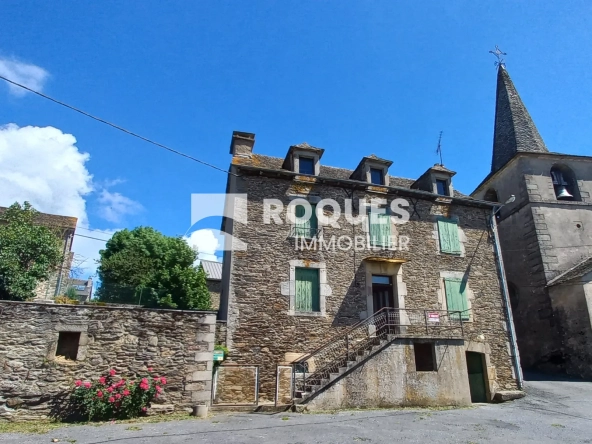 Charmante maison en pierre avec terrasse et jardin à Salles-Curan