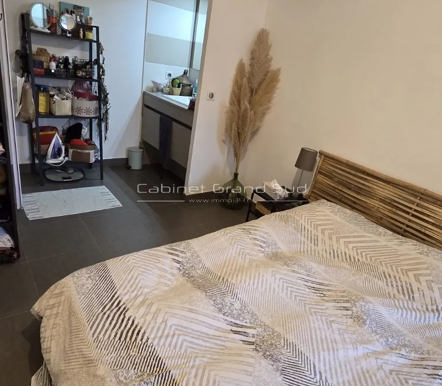 Appartement T2 avec terrasse à Lattes en résidence sécurisée 