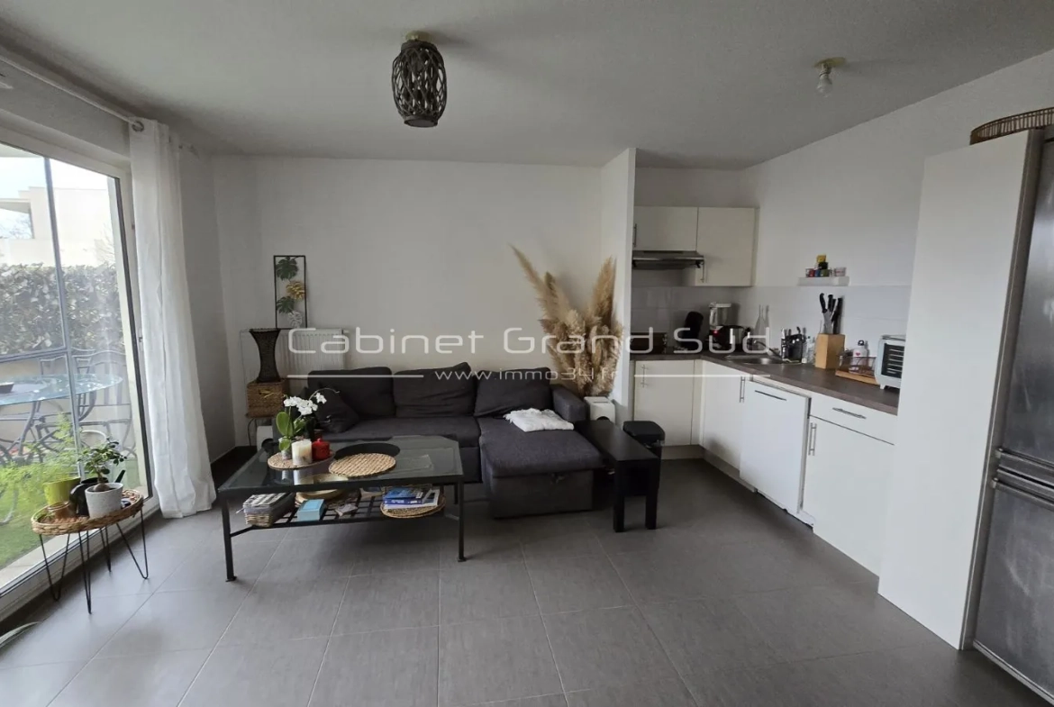 Appartement T2 avec terrasse à Lattes en résidence sécurisée 