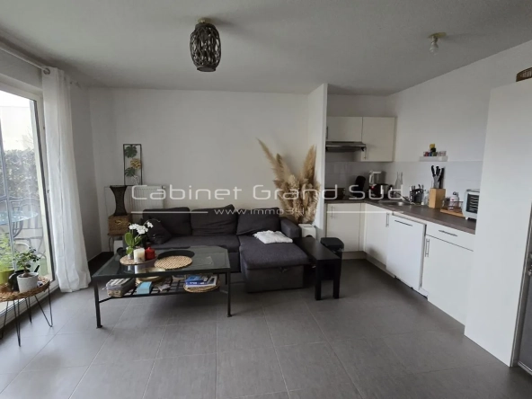 Appartement T2 avec terrasse à Lattes en résidence sécurisée