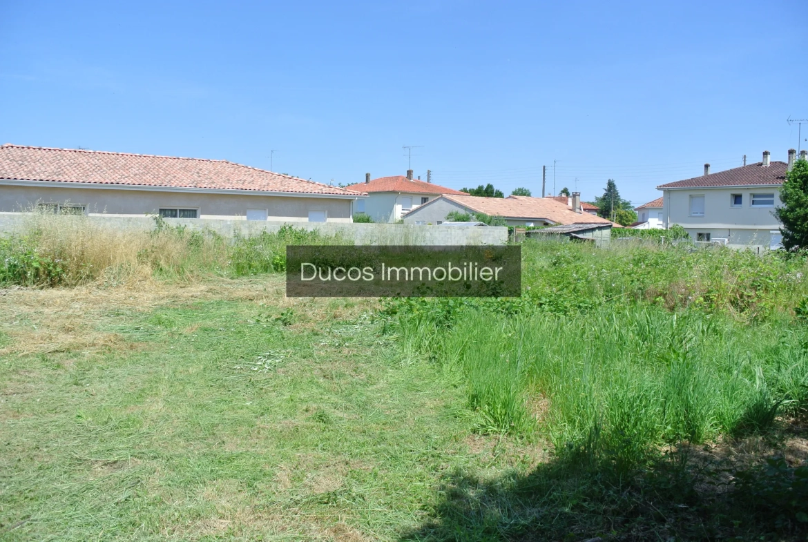 Terrain constructible de 1268 m² à Marmande – Quartier calme et commodités proches 