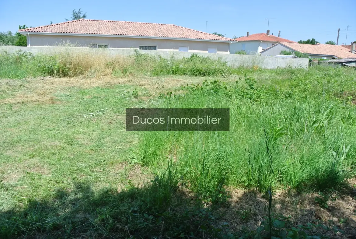 Terrain constructible de 1268 m² à Marmande – Quartier calme et commodités proches 