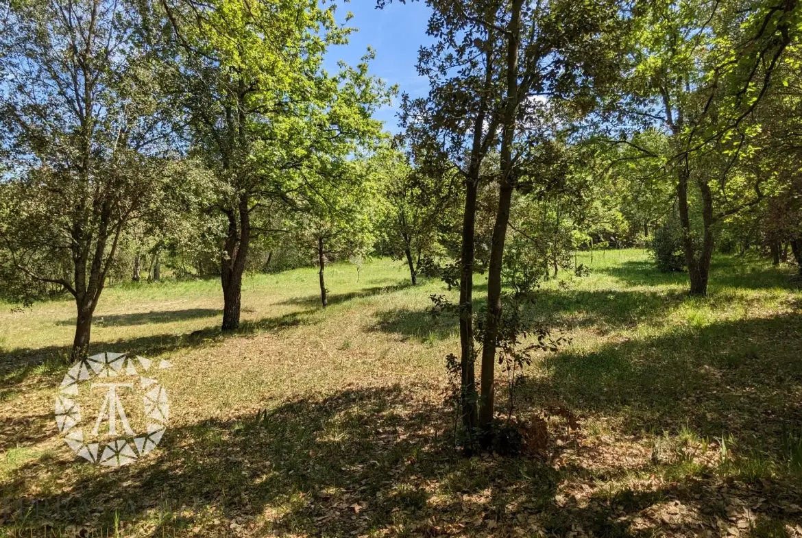 Terrain constructible de plus de 3000 m² à Villelongue-dels-Monts avec vue et calme 