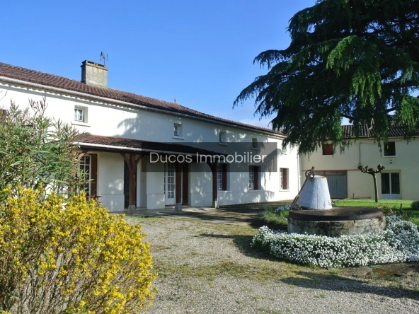 A vendre ensemble immobilier avec 2 maisons et 6 chambres près de Marmande