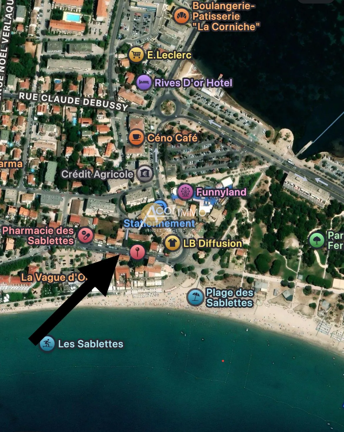 Appartements T2 avec terrasse et vue mer aux Sablettes, La Seyne-sur-Mer 
