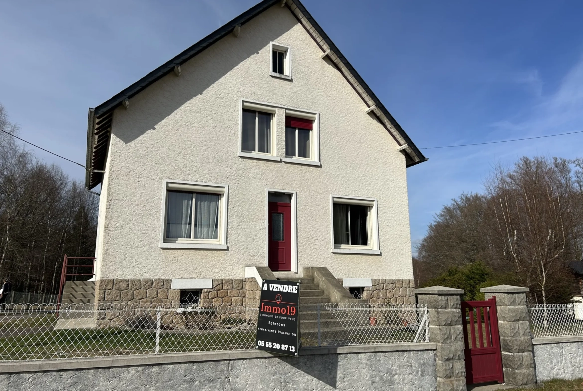 Belle maison à Montaignac Sur Doustre en Corrèze avec terrain de 6020 m² 