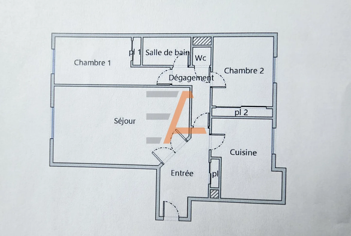 Appartement F3 à Villeboeuf avec garage et cave – Proche commodités et transports 