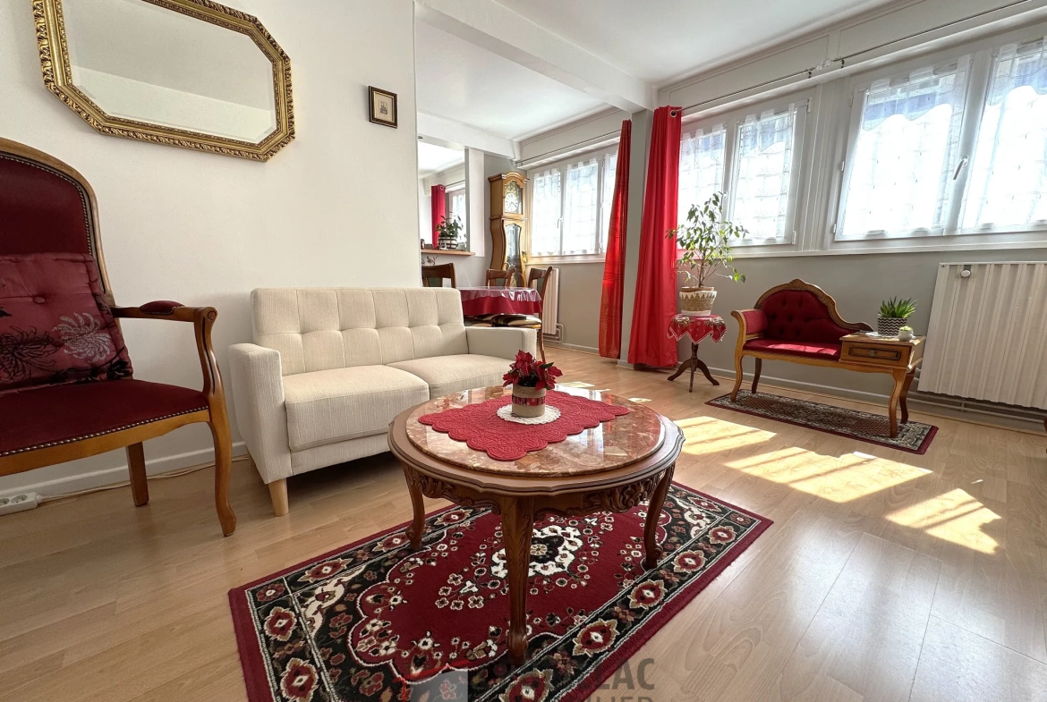 Appartement T3 en centre-ville de Chamalières avec garage et cave 