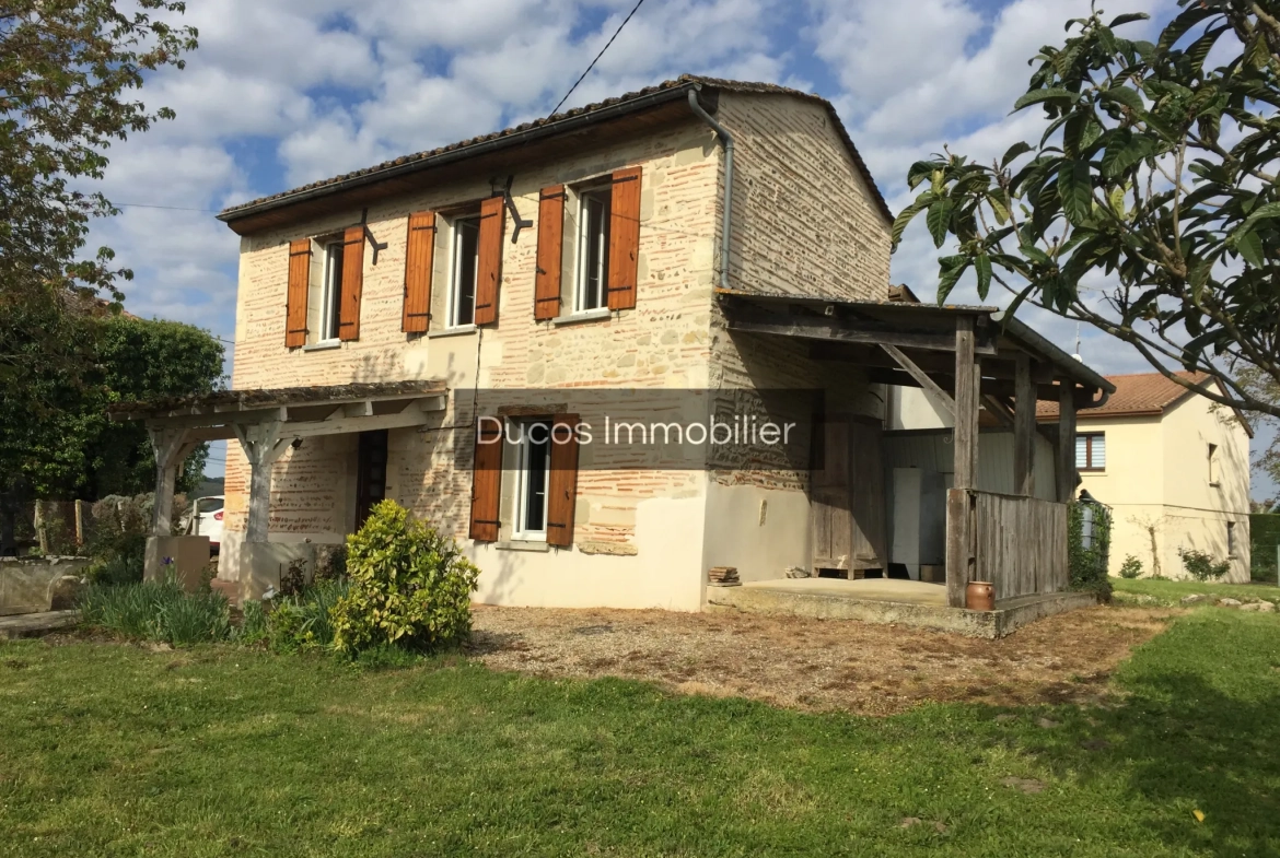 Belle maison en pierre à Gaujac proche de Marmande avec potentiel de rénovation 