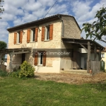 Belle maison en pierre à Gaujac proche de Marmande avec potentiel de rénovation