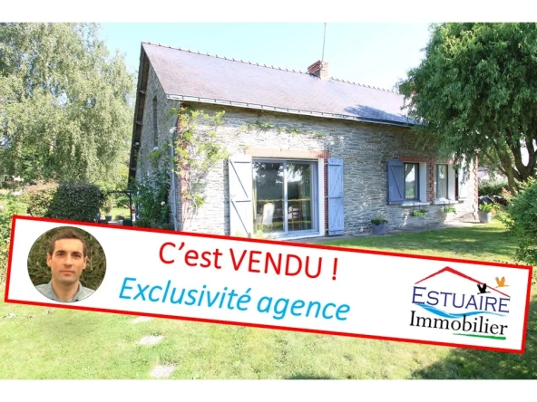 Maison en pierres avec jardin à Nozay de 110 m², proche gare, avec potentiel d'agrandissement