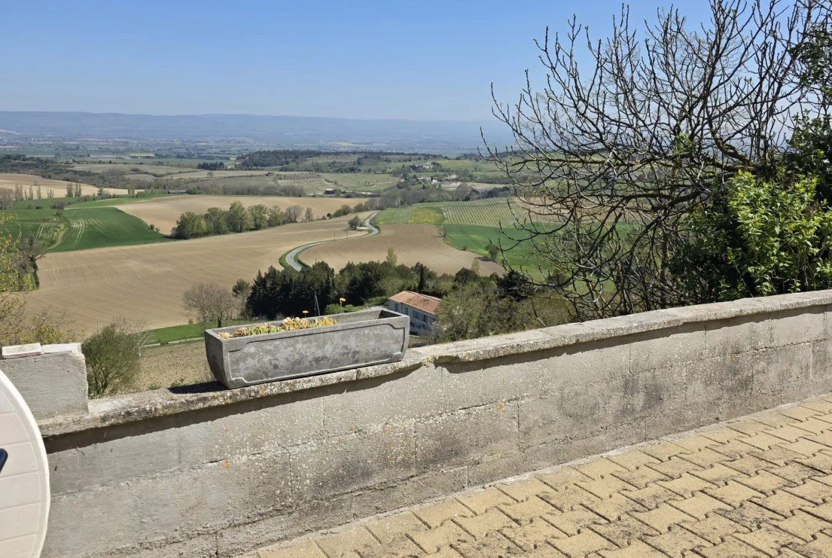 Maison de village à Laurac (11) avec terrasse, jardin et vue exceptionnelle 