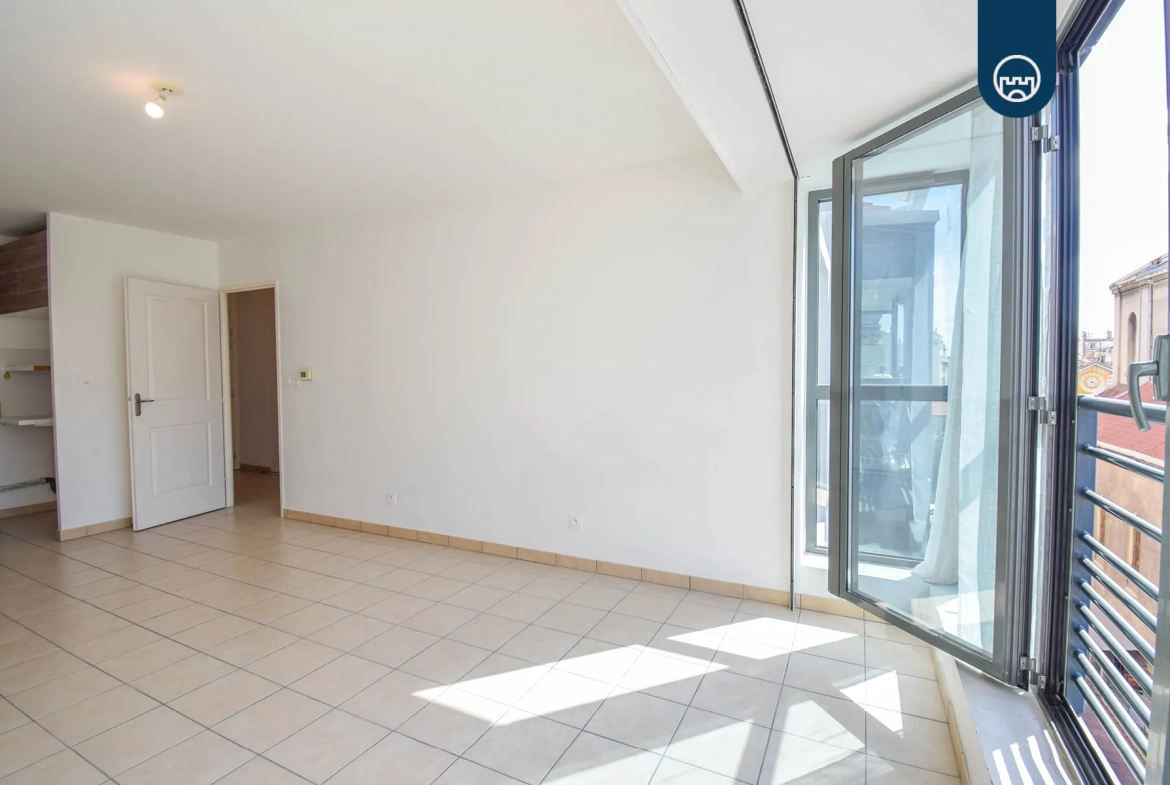 Studio à Nice Libération-Vernier de 36 m² avec parking optionnel - Investissement ou primo-accédant 