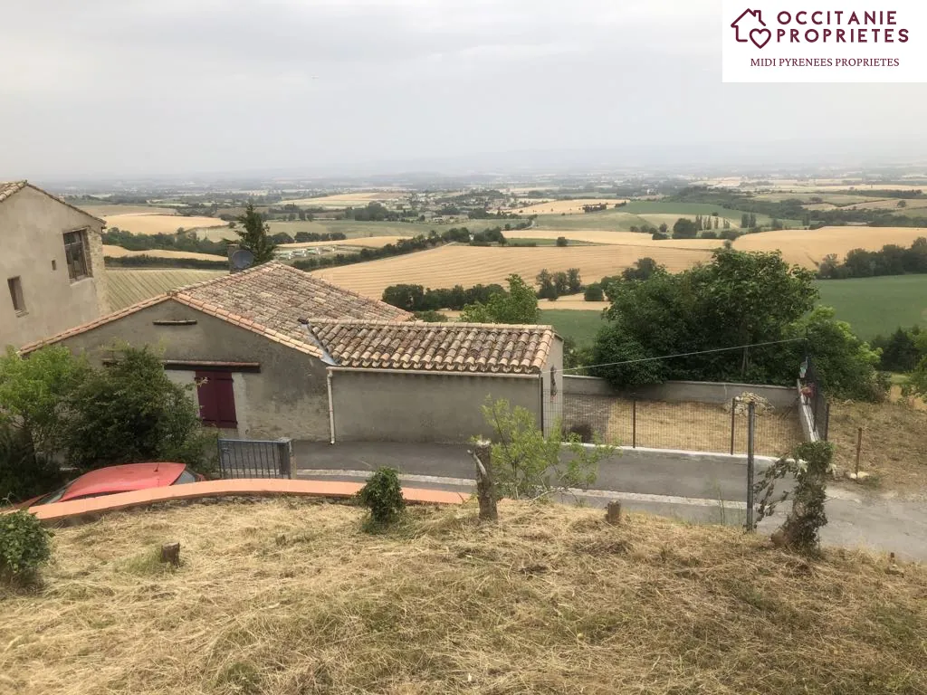 Maison de village à Laurac (11) avec terrasse, jardin et vue exceptionnelle 