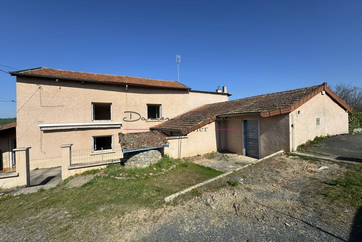 Belle maison de 119 m² à Saint-Victor-sur-Rhins avec dépendances et terrain 