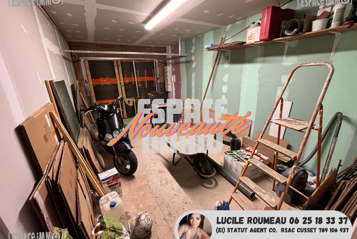 Maison moderne de plain-pied à Cusset avec garage et terrain de 720 m² 