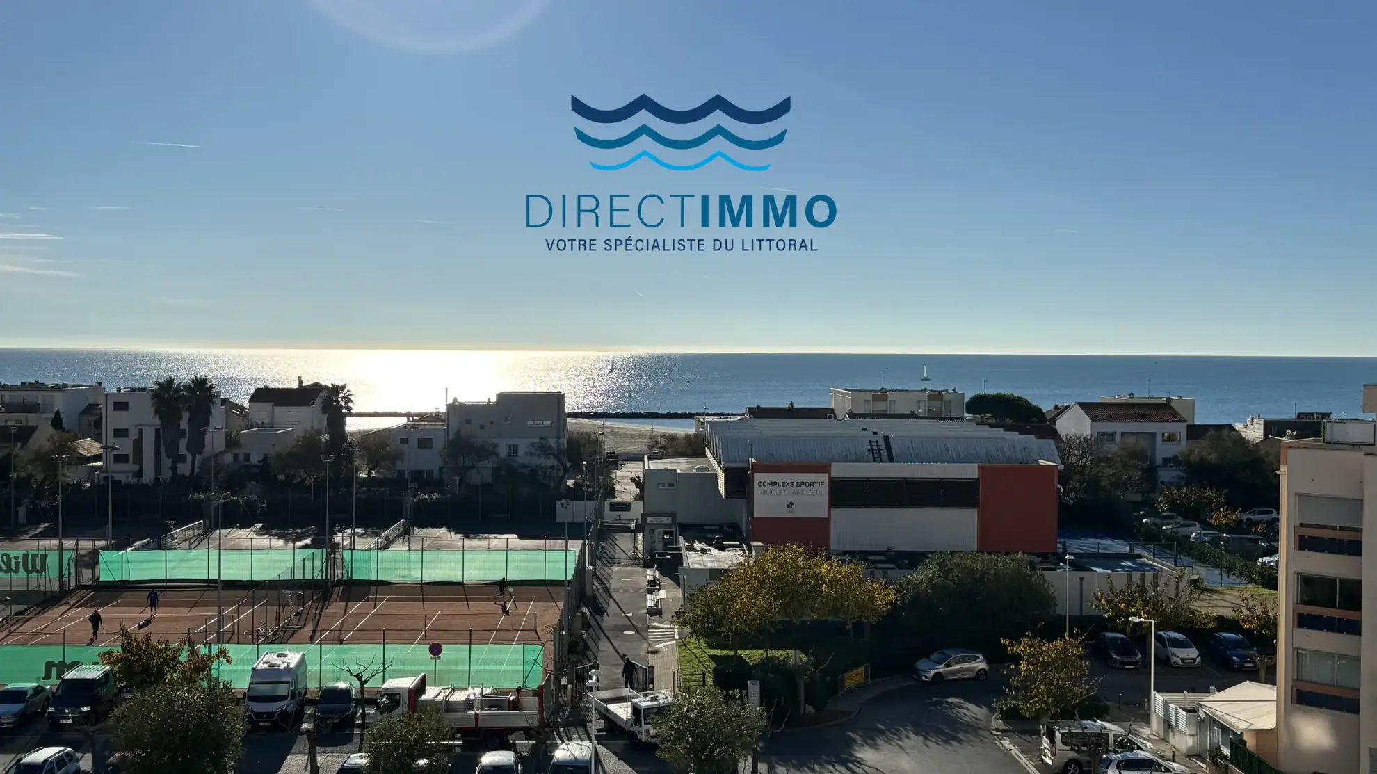 Appartement F2 avec terrasse ensoleillée et vue mer à Carnon-Plage 