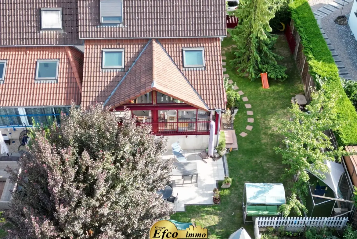 Maison spacieuse de 135 m² avec véranda à Issenheim – proche commodités 
