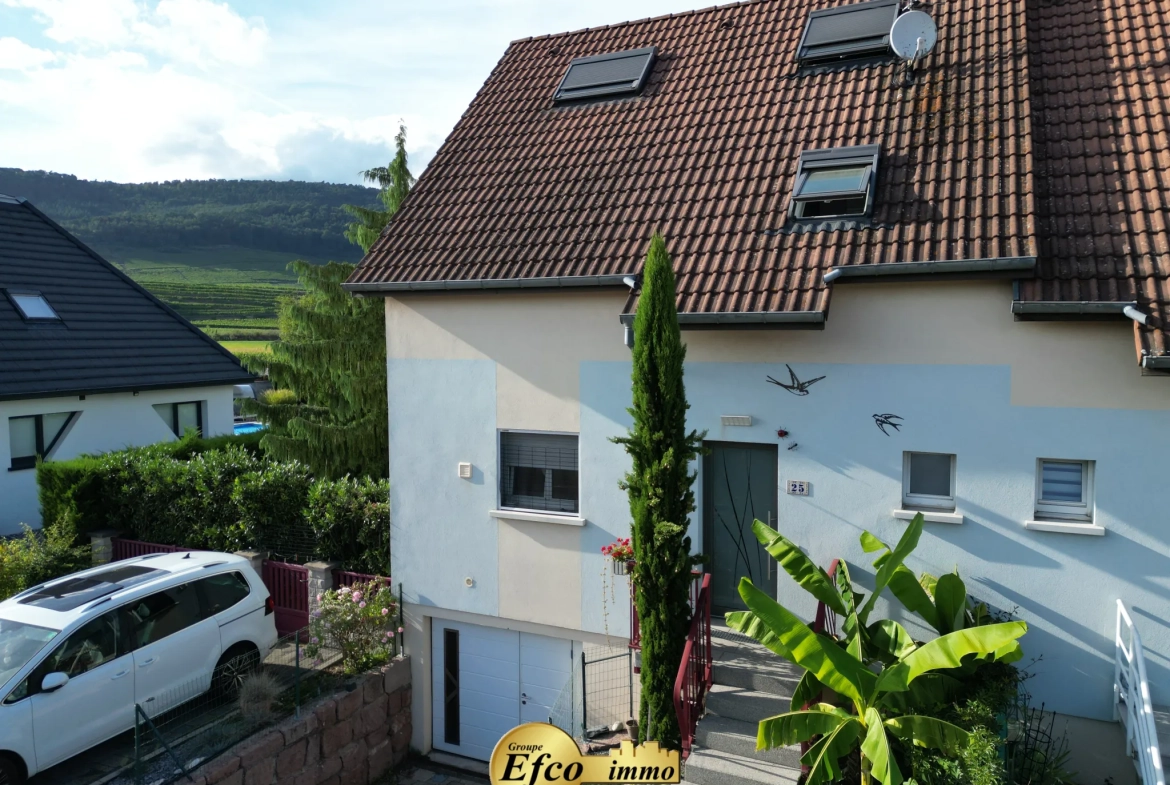 Maison spacieuse de 135 m² avec véranda à Issenheim – proche commodités 
