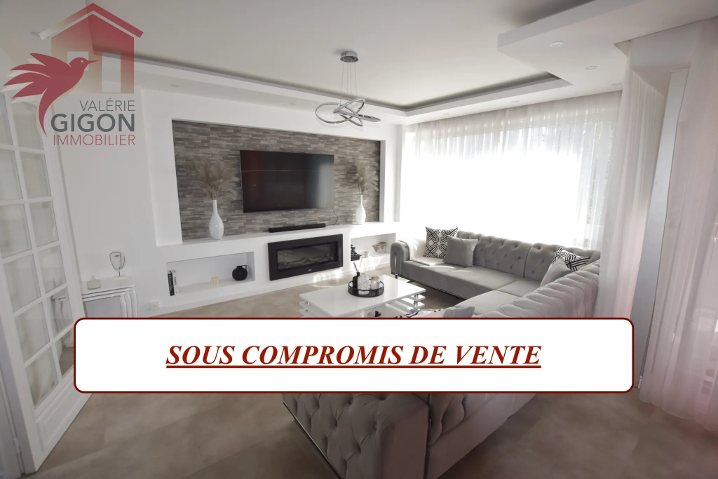 Appartement contemporain rénové de type F6 à Montbéliard avec terrasses et garage