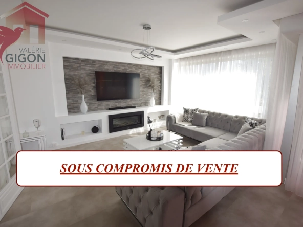 Appartement contemporain rénové de type F6 à Montbéliard avec terrasses et garage