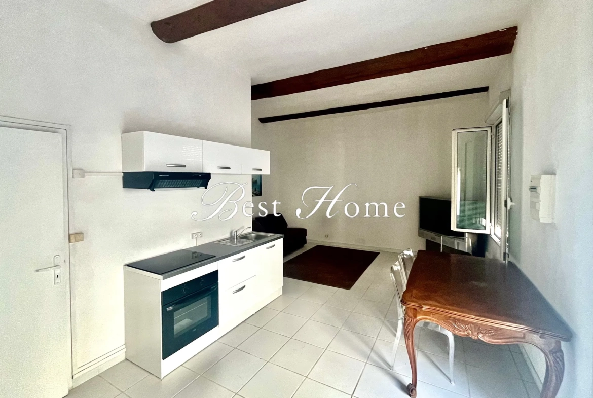 Appartement T2 à vendre à Nîmes, 48 m2 avec cave voutée, proche de la Maison Carrée 