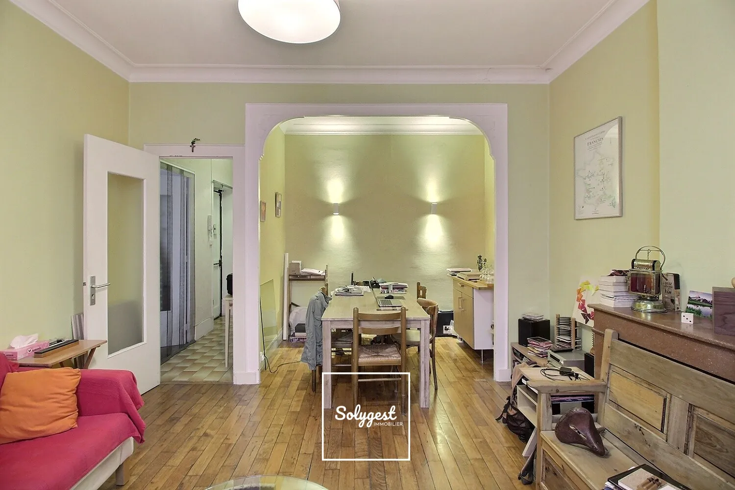 A vendre appartement 2 pièces de 53,50 m² à Lyon 3ème, proches de la Part-Dieu 