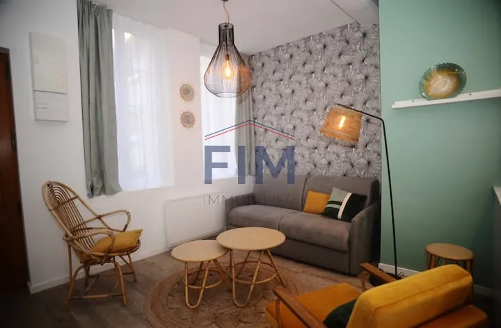 Appartement F2 meublé au centre-ville de Dieppe - Idéal résidence secondaire 