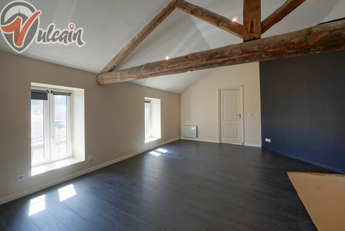 Grande maison de bourg lumineuse à Ludesse, 170 m² avec terrasse et garage 