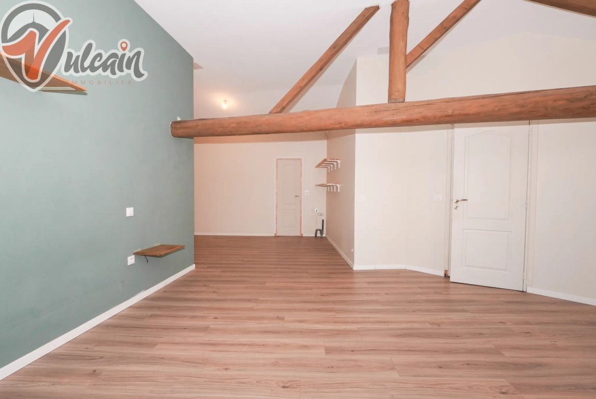 Grande maison de bourg lumineuse à Ludesse, 170 m² avec terrasse et garage 