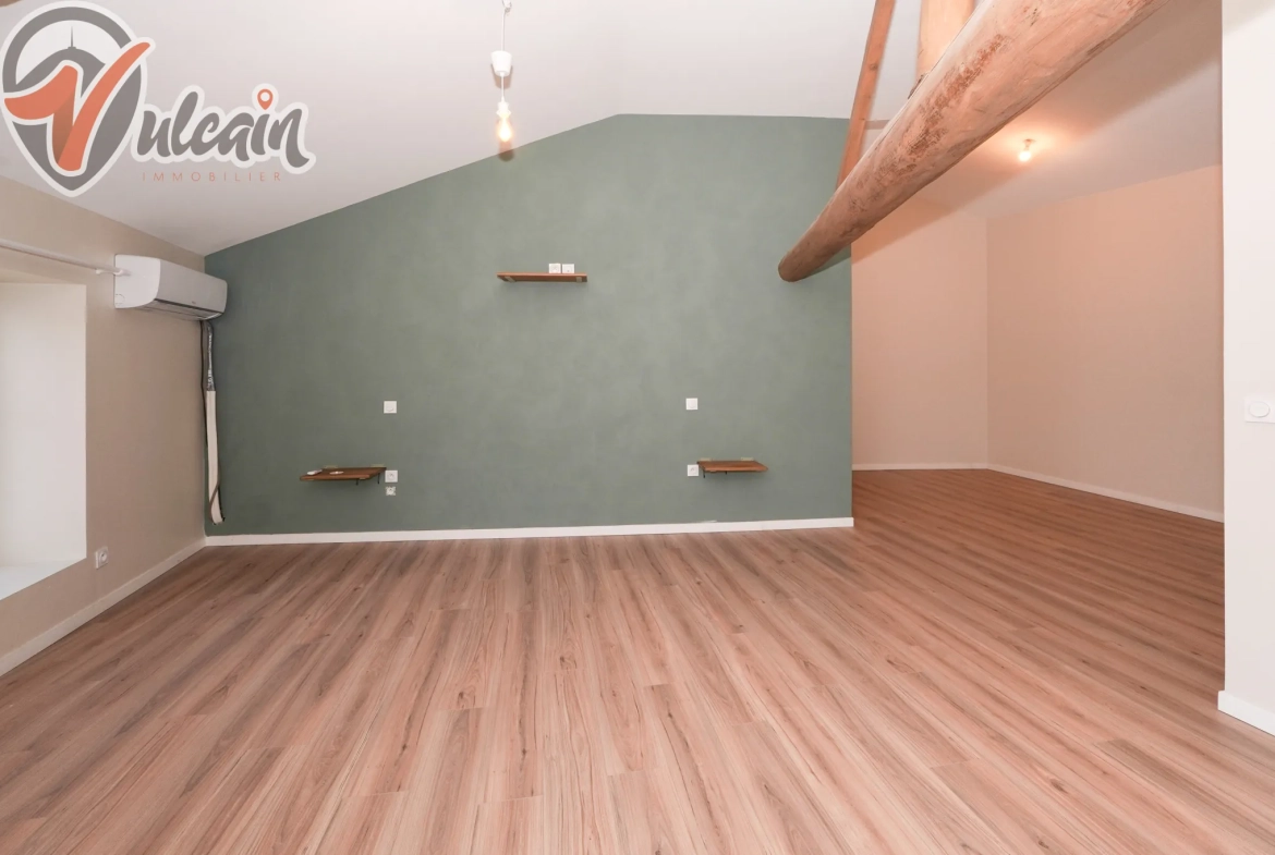 Grande maison de bourg lumineuse à Ludesse, 170 m² avec terrasse et garage 