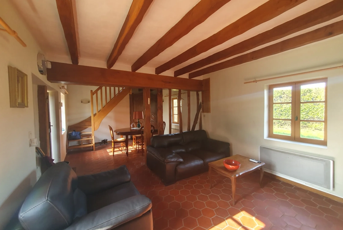 Maison rénovée avec jardin à Cormeilles en Normandie - 3 pièces, 2 chambres 